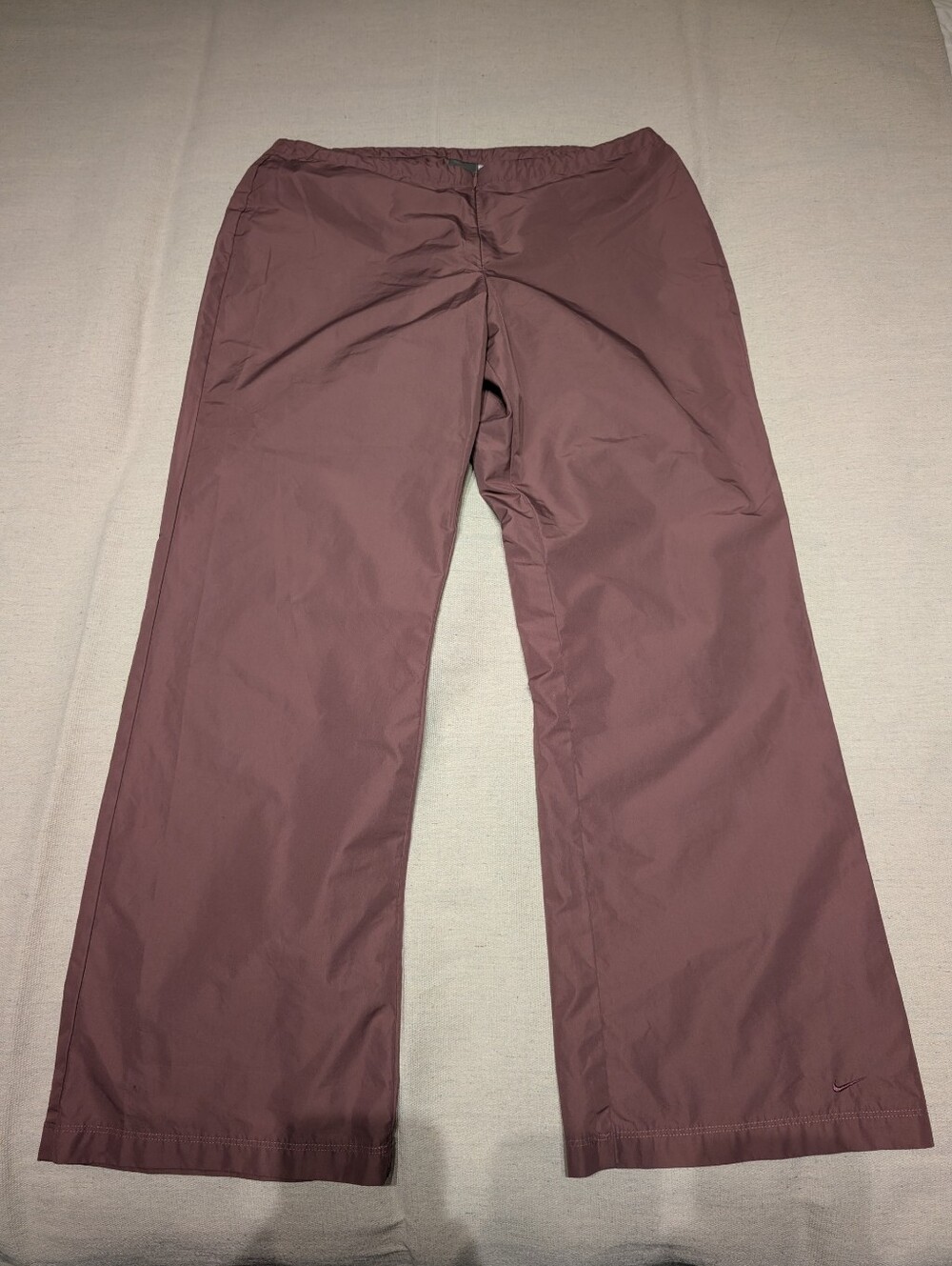 Vintage Nike Flared Nylon pants Y2K women's L Xl